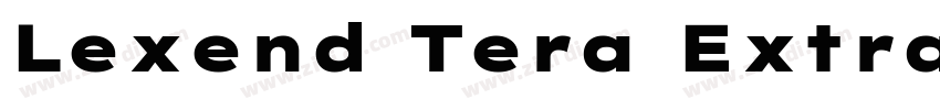 Lexend Tera ExtraLig字体转换 Lexend Tera ExtraLig字体转换